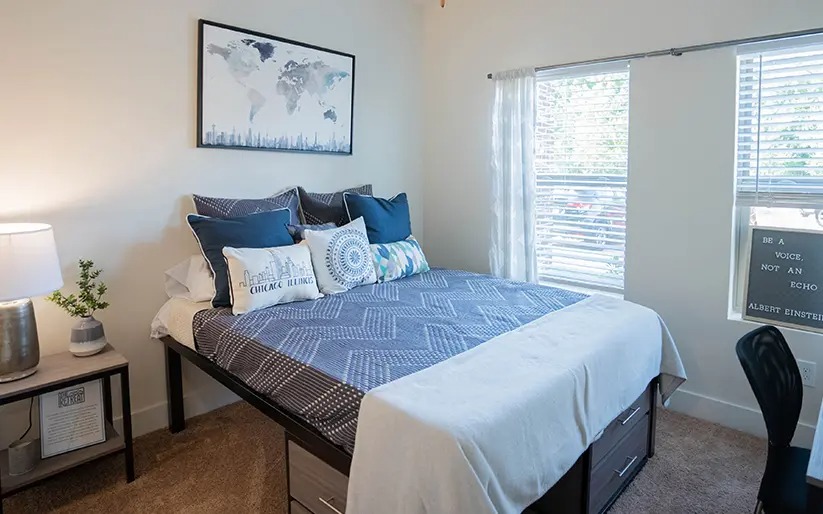 Furnished bedroom