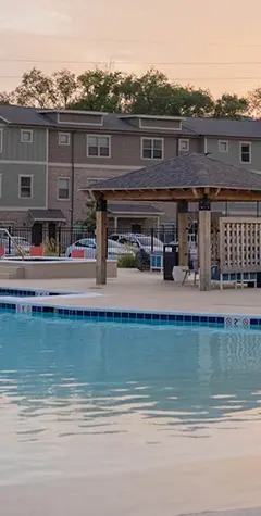 resort style pool