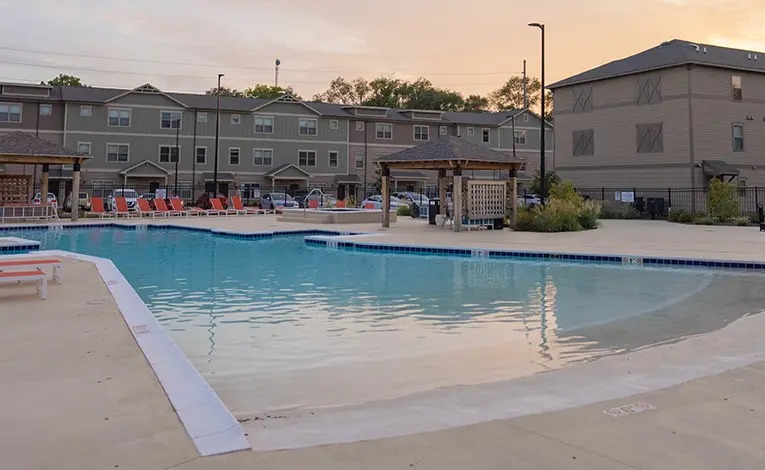 resort style pool