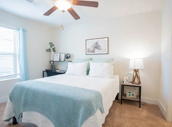 Furnished bedroom